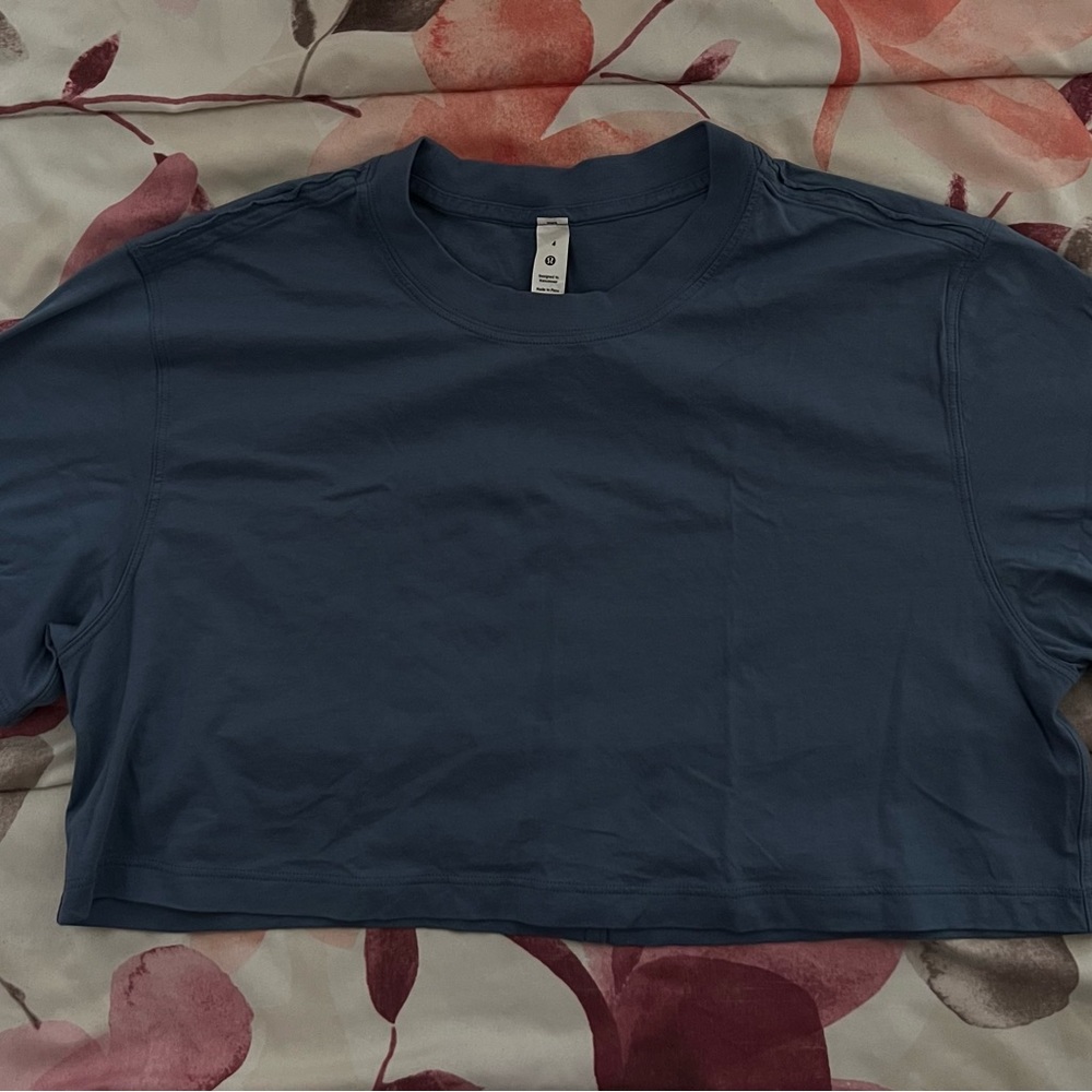 All Yours Cropped Tee - Water Drop